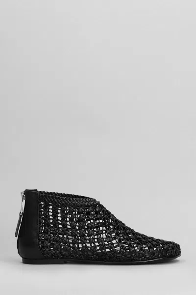 Elena Iachi Low Heels Ankle Boots In Black