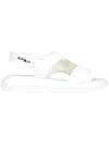 Elena Iachi Padded Evo-leather Sandals In White