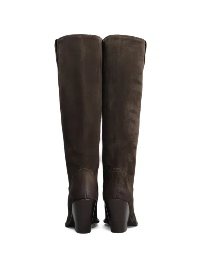 Elena Iachi Point-toe Knee-high Cowboy Boots In Multi