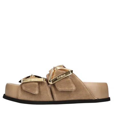 Elena Iachi Sandals Brown In Marrone Scuri