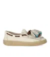 Elena Iachi Smash White Loafer In Neutral