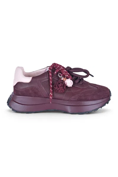Elena Iachi - Sneakers - 480290 - Bordeaux In Burgundy