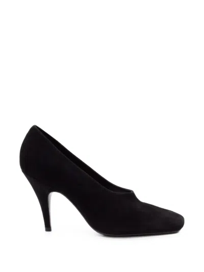 Elena Iachi Square-toe Heeled Pumps In Black