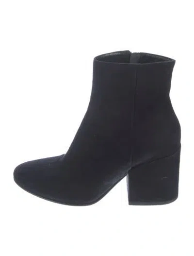 Pre-owned Elena Iachi Suede Boots In Blue