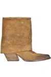 ELENA IACHI SUEDE TEXAN BOOTS