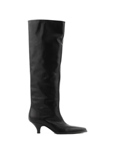Elena Iachi Kniehohe Thais Stiefel Mit Spitzer Kappe In Multi