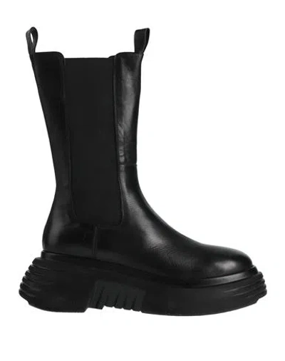 Elena Iachi Woman Ankle Boots Black Size 11 Leather