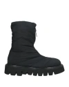 Elena Iachi Woman Ankle Boots Black Size 7 Textile Fibers In Black