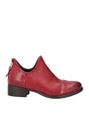 Elena Iachi Woman Ankle Boots Burgundy Size 8 Leather