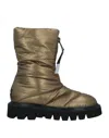 Elena Iachi Woman Ankle Boots Military Green Size 8 Textile Fibers In Green