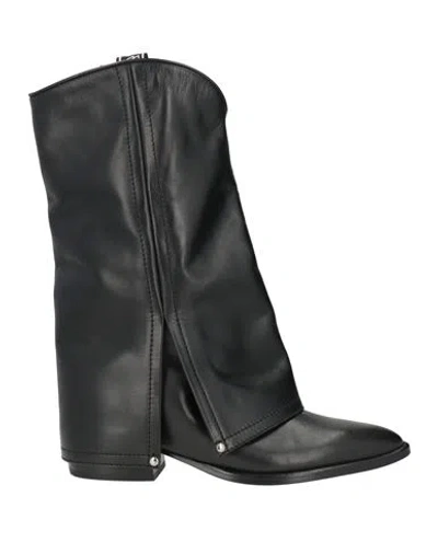 Elena Iachi Woman Boot Black Size 10 Leather