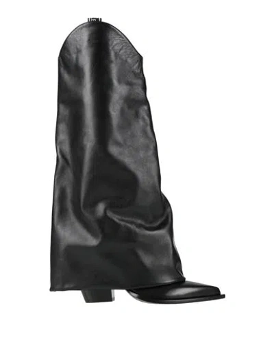 Elena Iachi Woman Boot Black Size 11 Leather