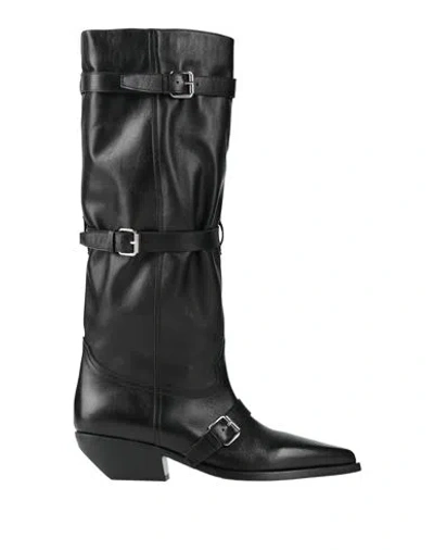 Elena Iachi Woman Boot Black Size 7 Leather
