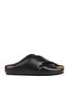 Elena Iachi Woman Sandals Black Size 6 Leather In Black