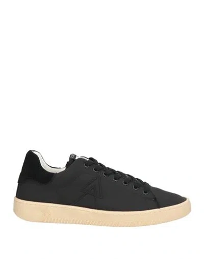 Elena Iachi Woman Sneakers Black Size 9 Leather, Textile Fibers