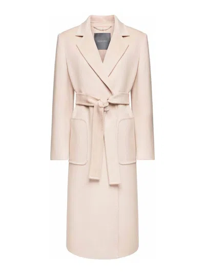 Elena Miro' Coat In White