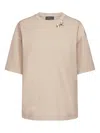 Elena Miro' Bee-embellished T-shirt In Neutral