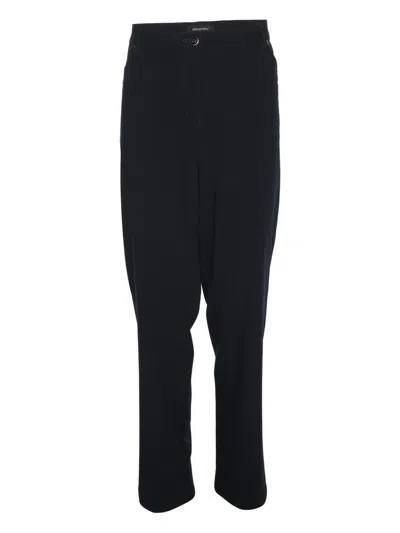 Pre-owned Elena Miro' Satin Trousers In Black