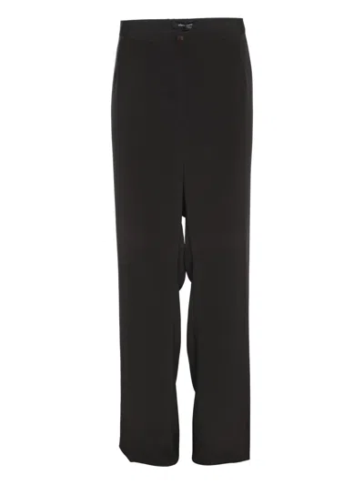 Pre-owned Elena Miro' Press-crease Trousers In Black