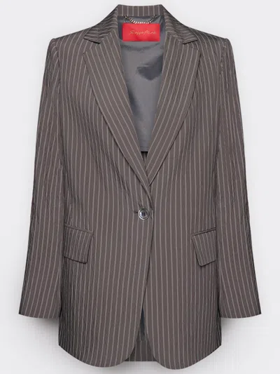 Elena Miro' Elena Miro Blazer In Animal Print