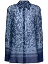 Elena Miro' Elena Miro` Camicia Dalla Stampa Foliage In Multicolor