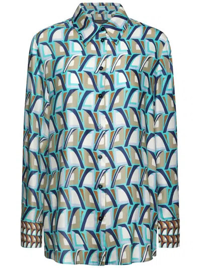 Elena Miro' Printed Shirt In Multicolor