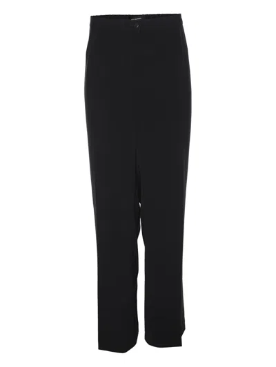Pre-owned Elena Miro' Tonal-stitching Trousers In Blue