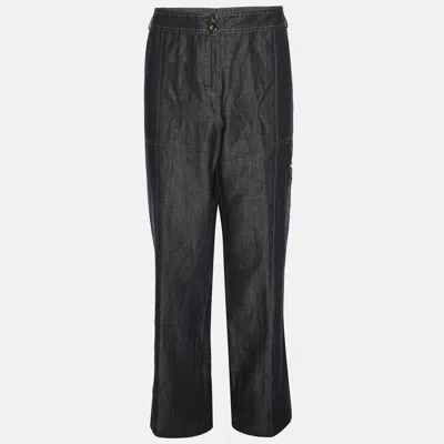 Pre-owned Elena Miro' Blue Denim Jeans Xl
