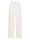 Elena Miro' Button Trousers In White