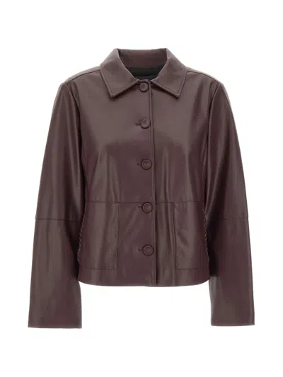 Elena Miro' Button-up Jacket In Purple