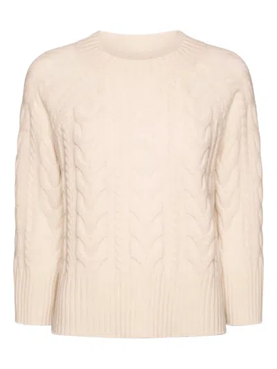 ELENA MIRO' CABLE-KNIT SWEATER