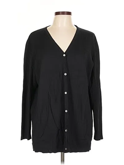 Pre-owned Elena Miro' Cardigan Sweater In Black