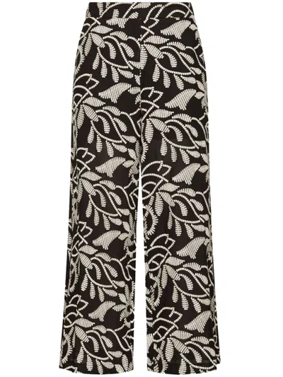 Elena Miro' Cropped Pants In Black