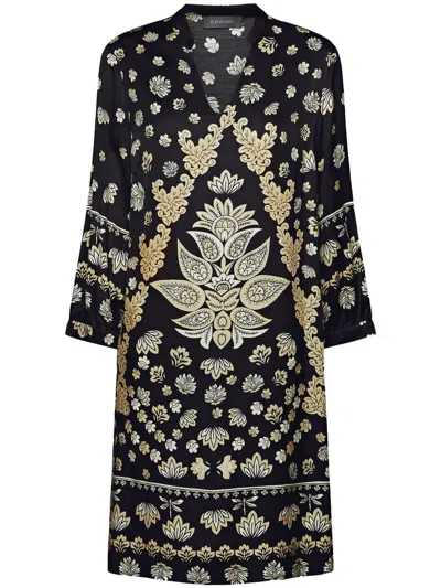 Elena Miro' Dress Clothing In Black