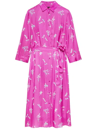 Elena Miro' Dress Clothing In Pink & Purple