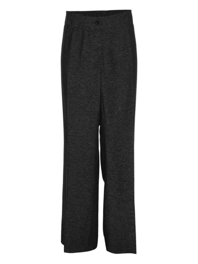 Pre-owned Elena Miro' Straight-leg Trousers In Gray