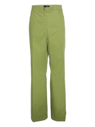 Pre-owned Elena Miro' Wide-leg Trousers In Green