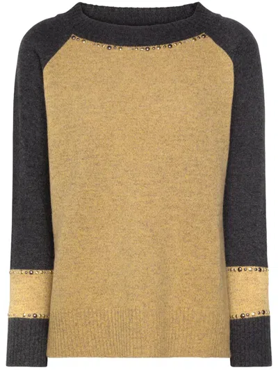 Elena Miro' Jersey Clothing In Brown