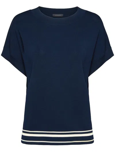 Elena Miro' Knitted Top In Multicolor