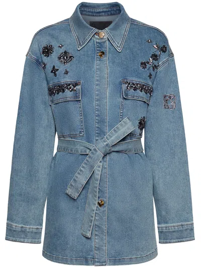 Elena Miro' Overshirt In Blue