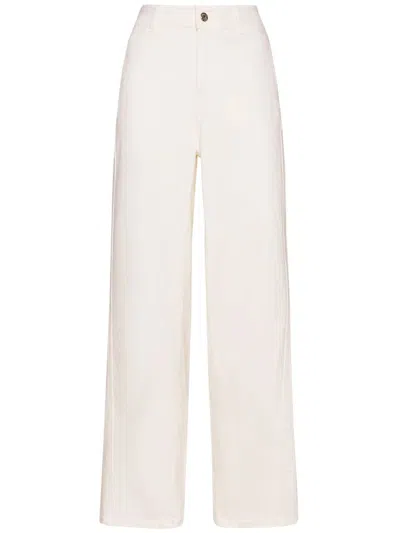 Elena Miro' Pant Clothing In White