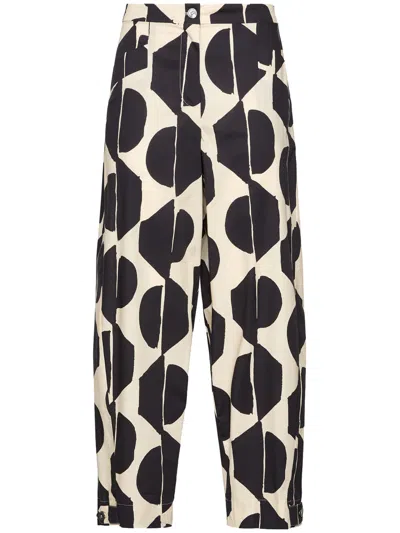 Elena Miro' Patterned Trousers In Multi