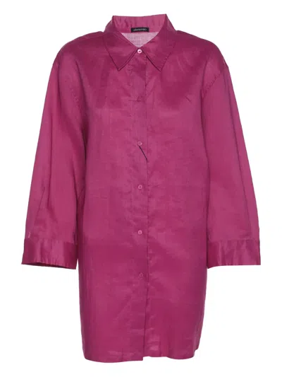 Pre-owned Elena Miro' Button-up Shirt In Pink