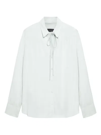 Elena Miro' Pleated Shirt In Green