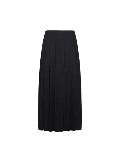 Elena Miro' Elena Miro Pleated Skirt In Black