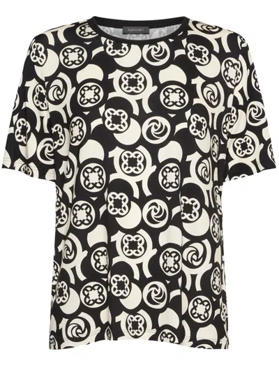 Elena Miro' T-shirt In Black