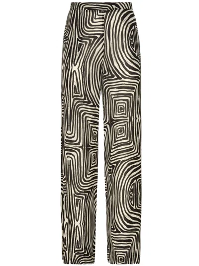 Elena Miro' Trouser In Black