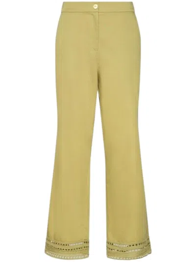 Elena Miro' Trouser In Green