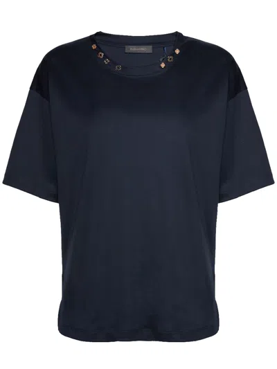 Elena Miro' Elena Miro T-shirt In Blue