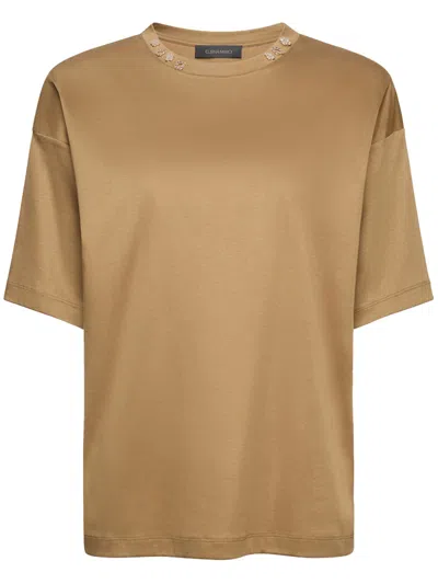 Elena Miro' Elena Miro T-shirt In Brown